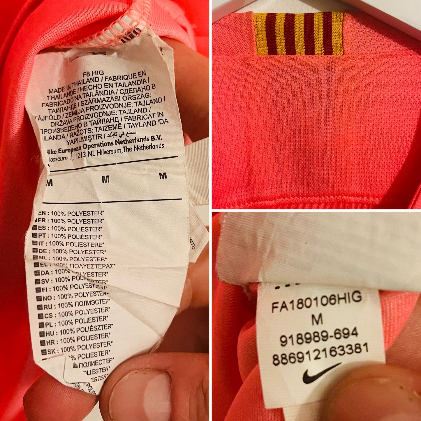 Barcelona third football shirt 2018/19 Messi Medium