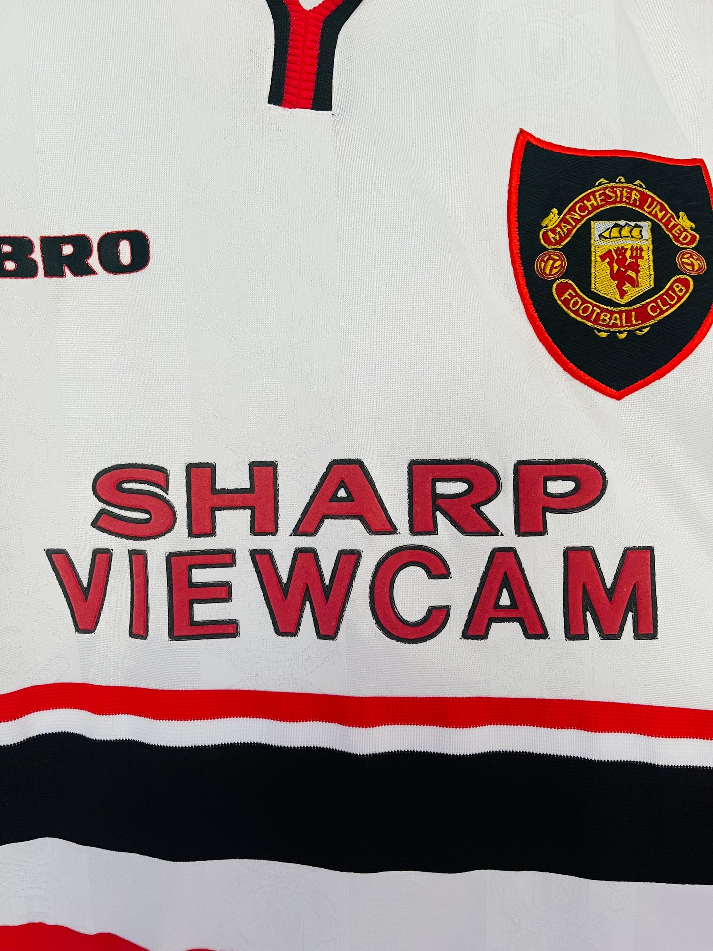 Manchester United away football shirt 1997/99 Beckham XXL