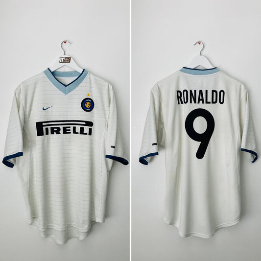 Inter Milan away football shirt 2000/01 R9 XL