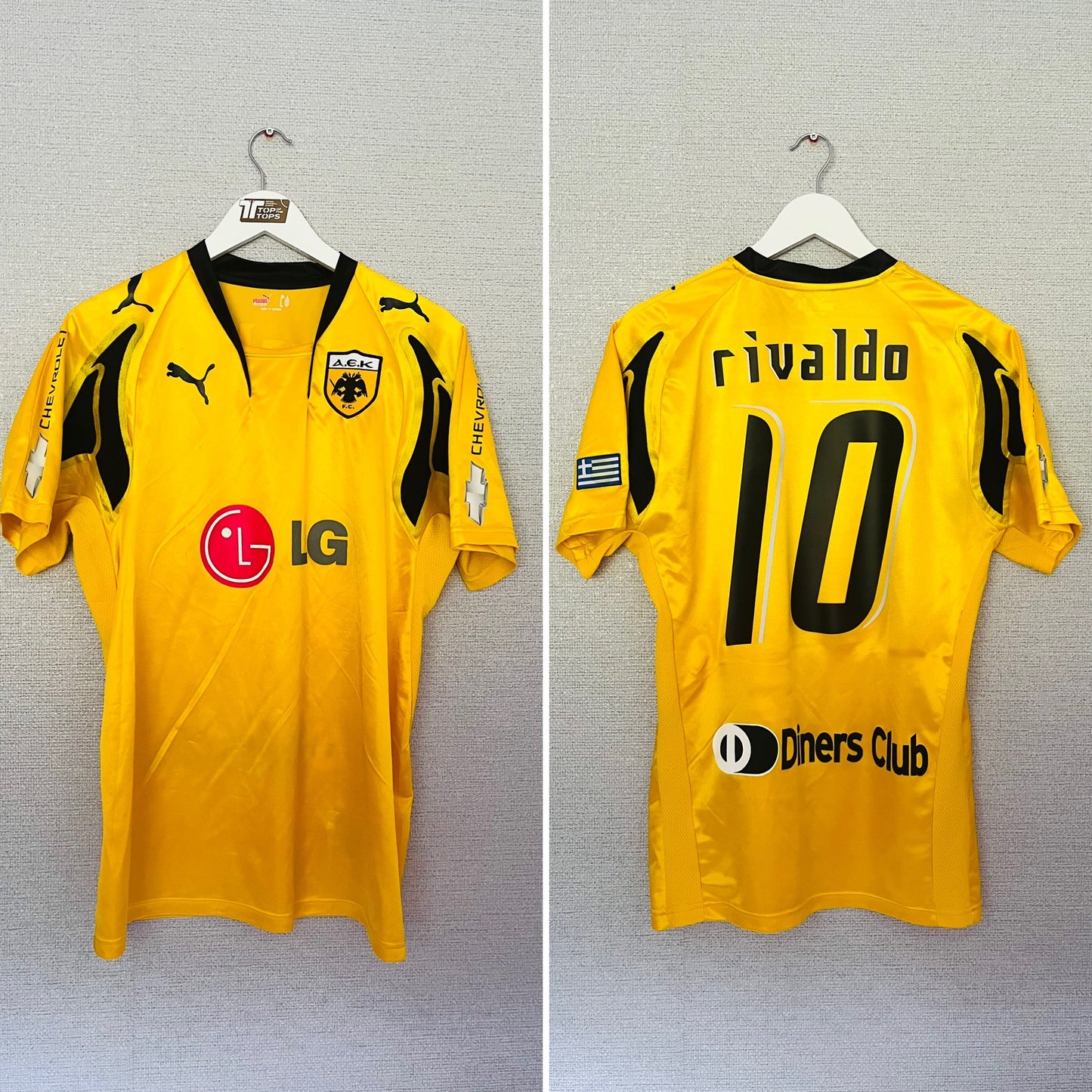 AEK Athens home football shirt
2007/08 Rivaldo Medium