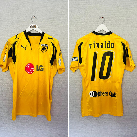 AEK Athens home football shirt
2007/08 Rivaldo Medium