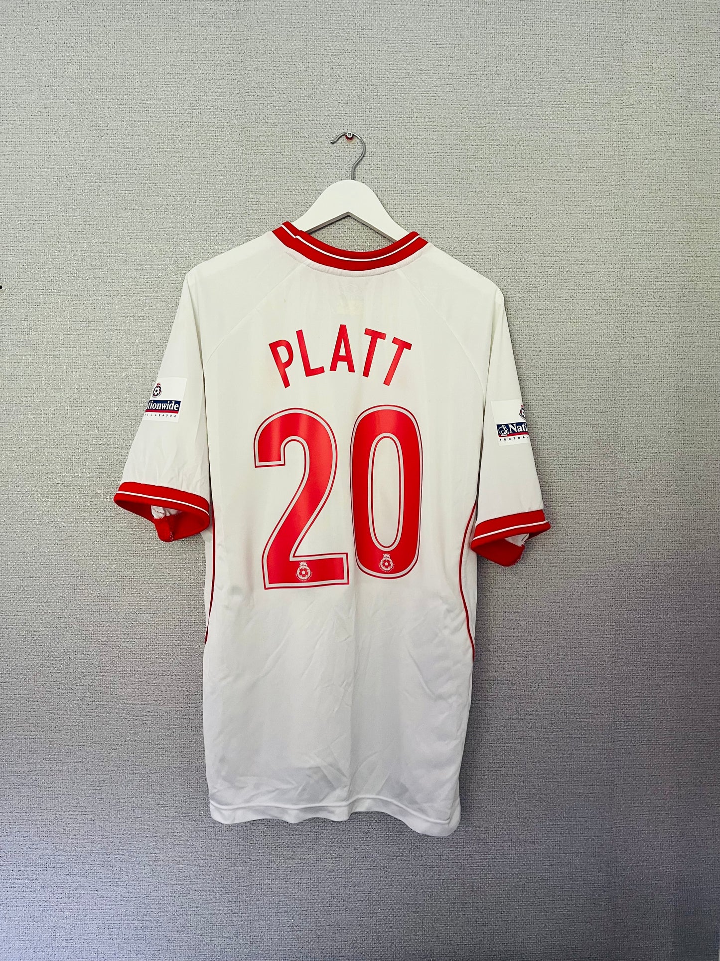 Nottingham Forest away football shirt 2000/01 Platt XL