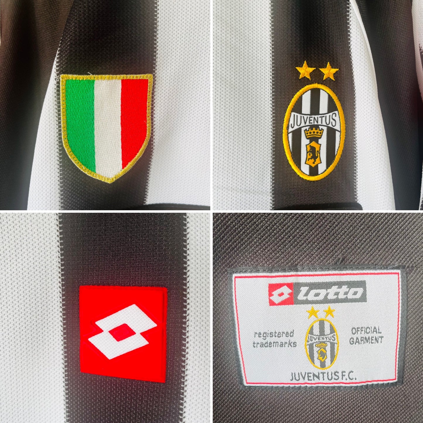 Juventus home football shirt 2002/03 Trezeguet XXL