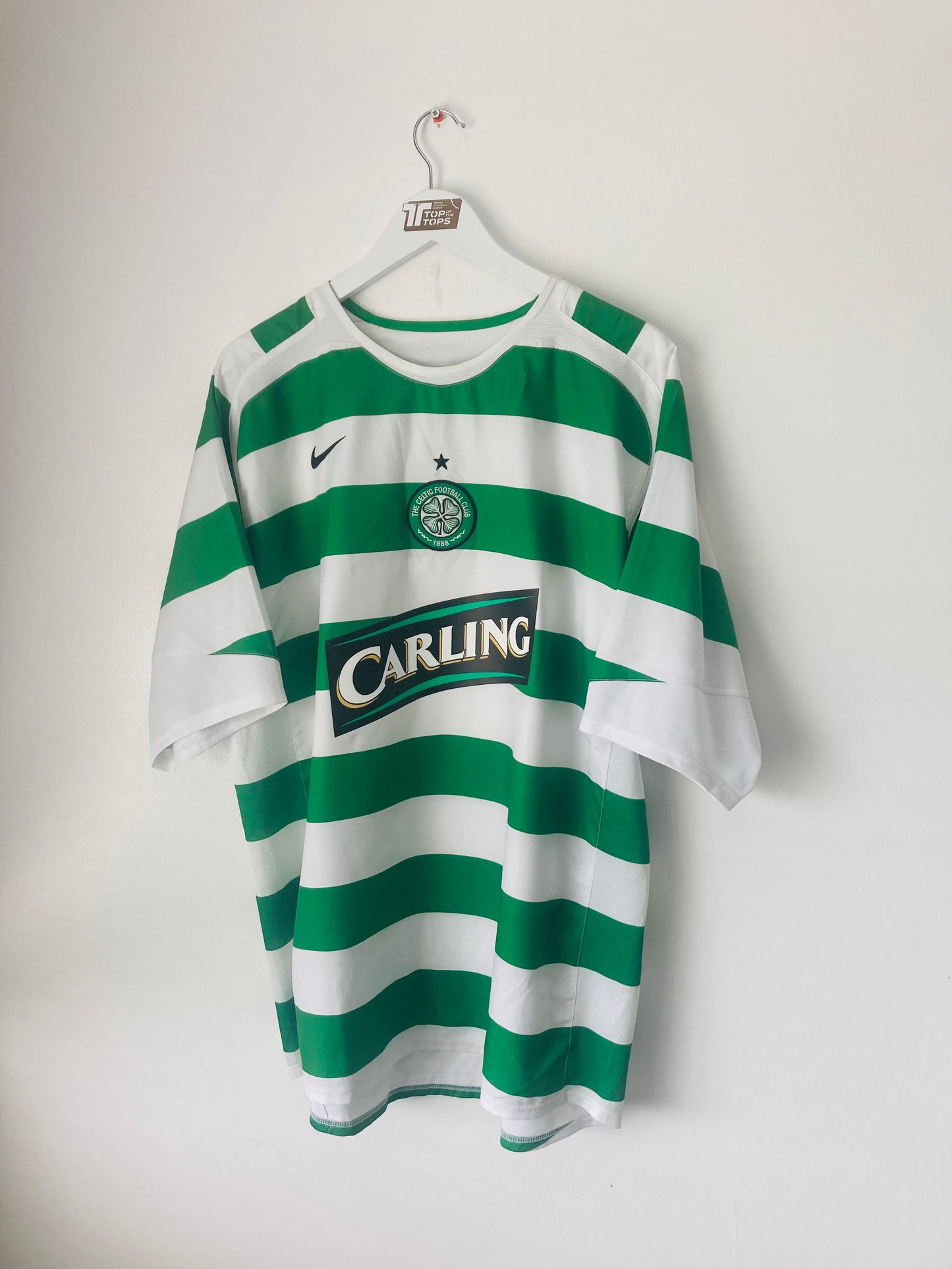 Glasgow Celtic home football shirt 2005/06 Petrov XXL