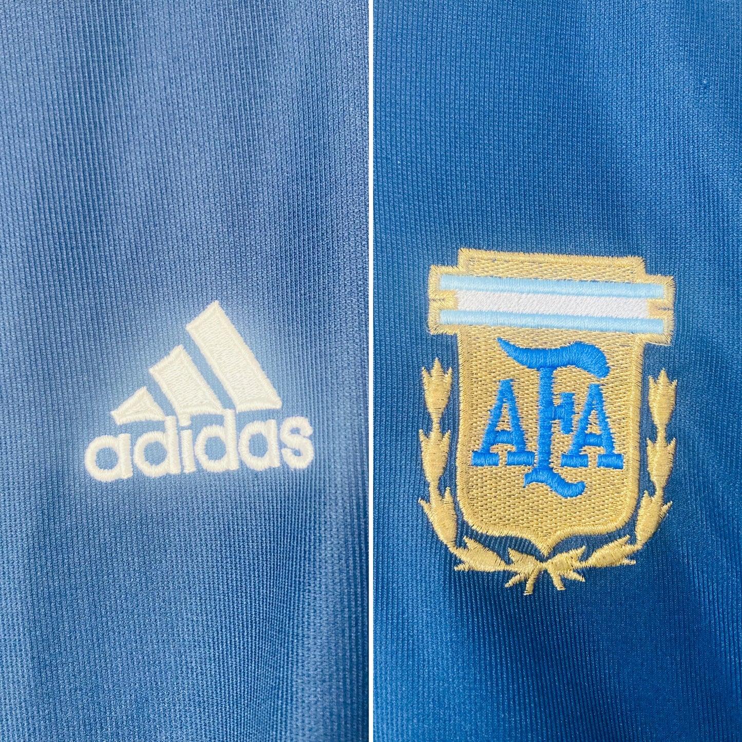 Argentina away football shirt W/C 2002 Batistuta Large