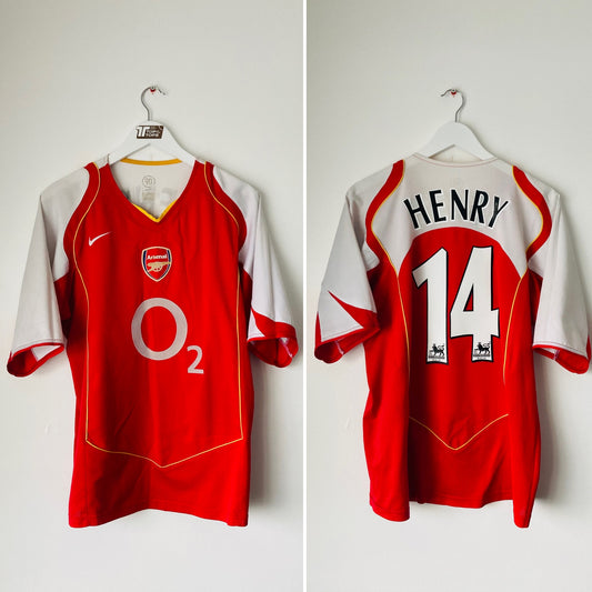 Arsenal home football shirt
2004/05 Henry Large