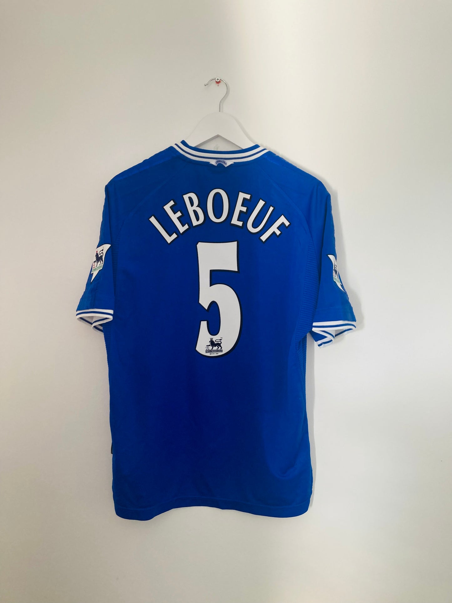 Chelsea home football shirt 1999/2000 Leboeuf Large