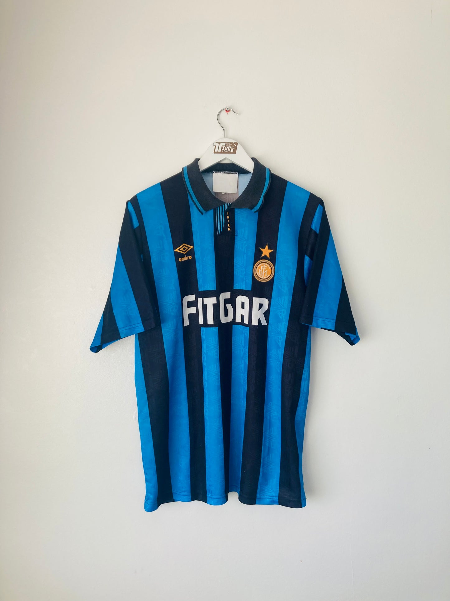 Inter Milan home football shirt 1991/92 Large