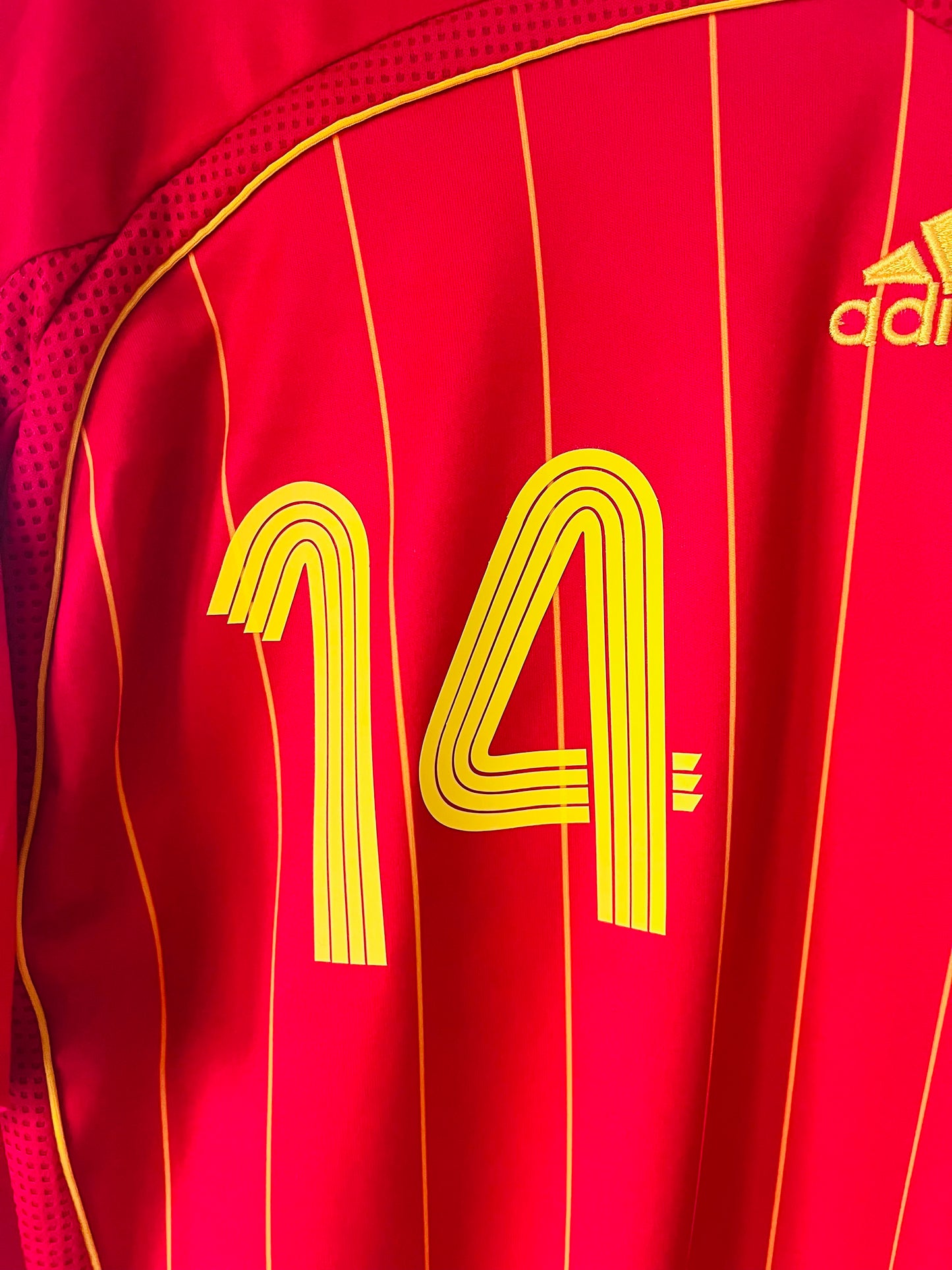 Spain home football shirt W/C 2006 Alonso XL