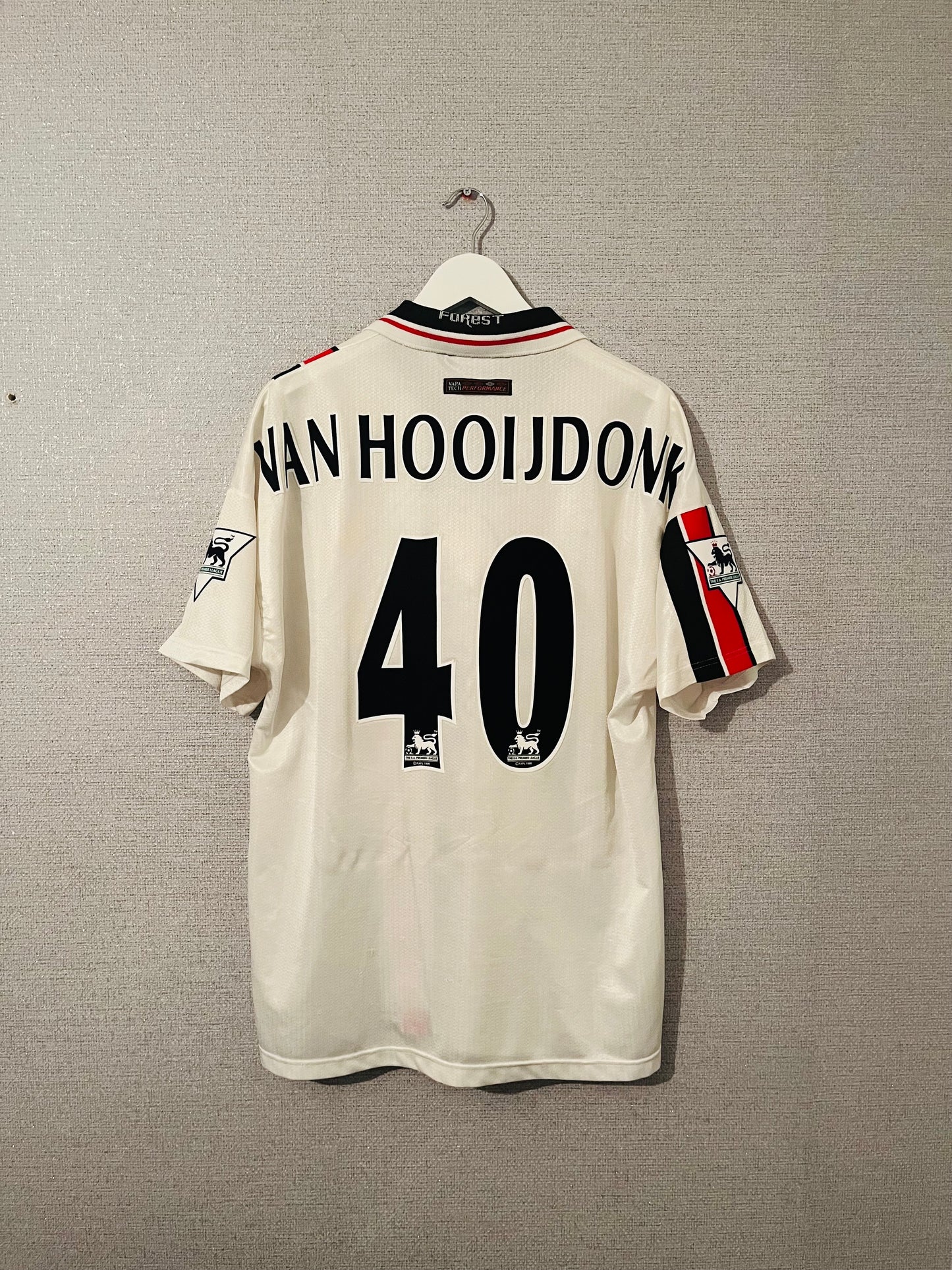 Nottingham Forest away football shirt 1997/99 Van Hooijdonk XL