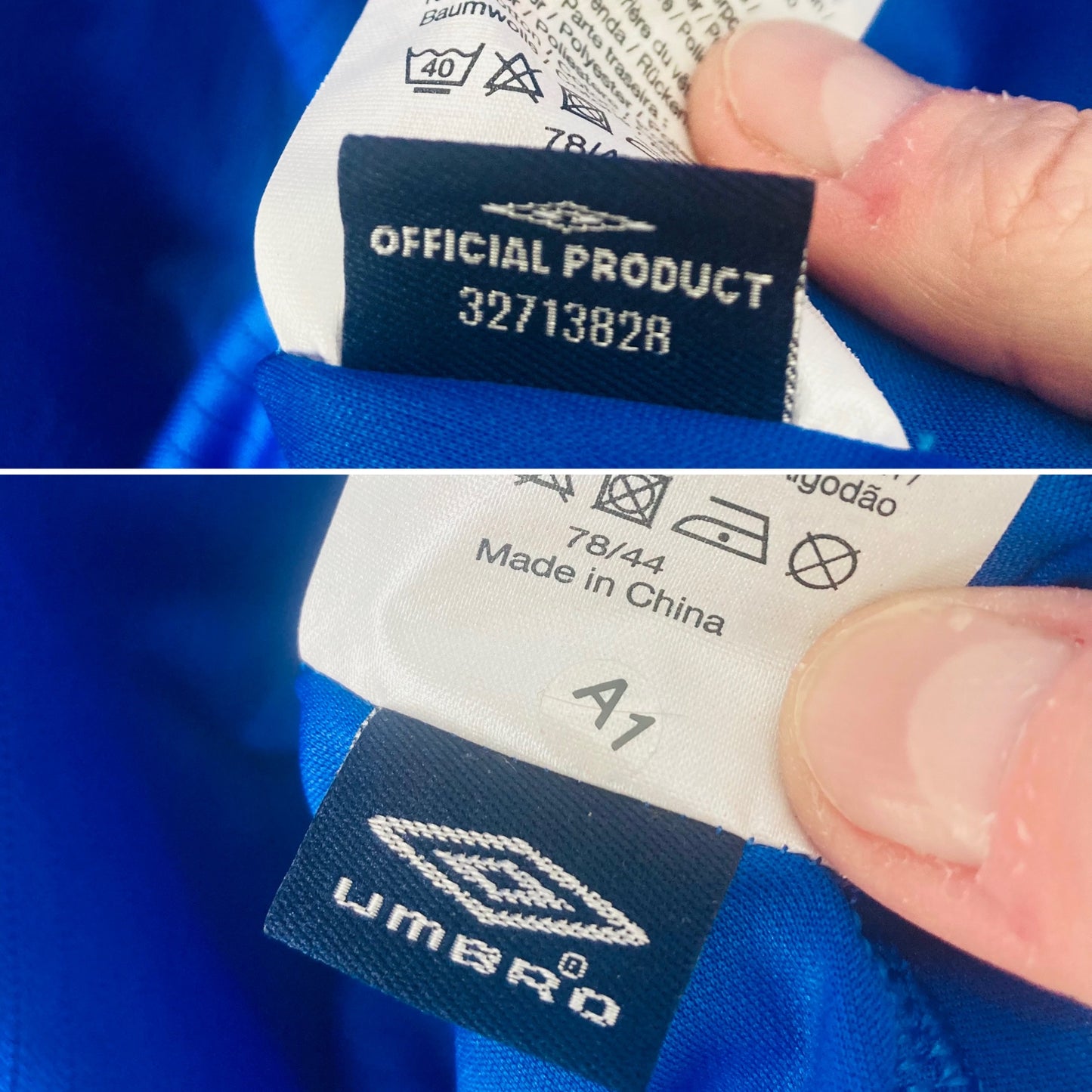 Rangers home football shirt 2008/09 Mendes Large