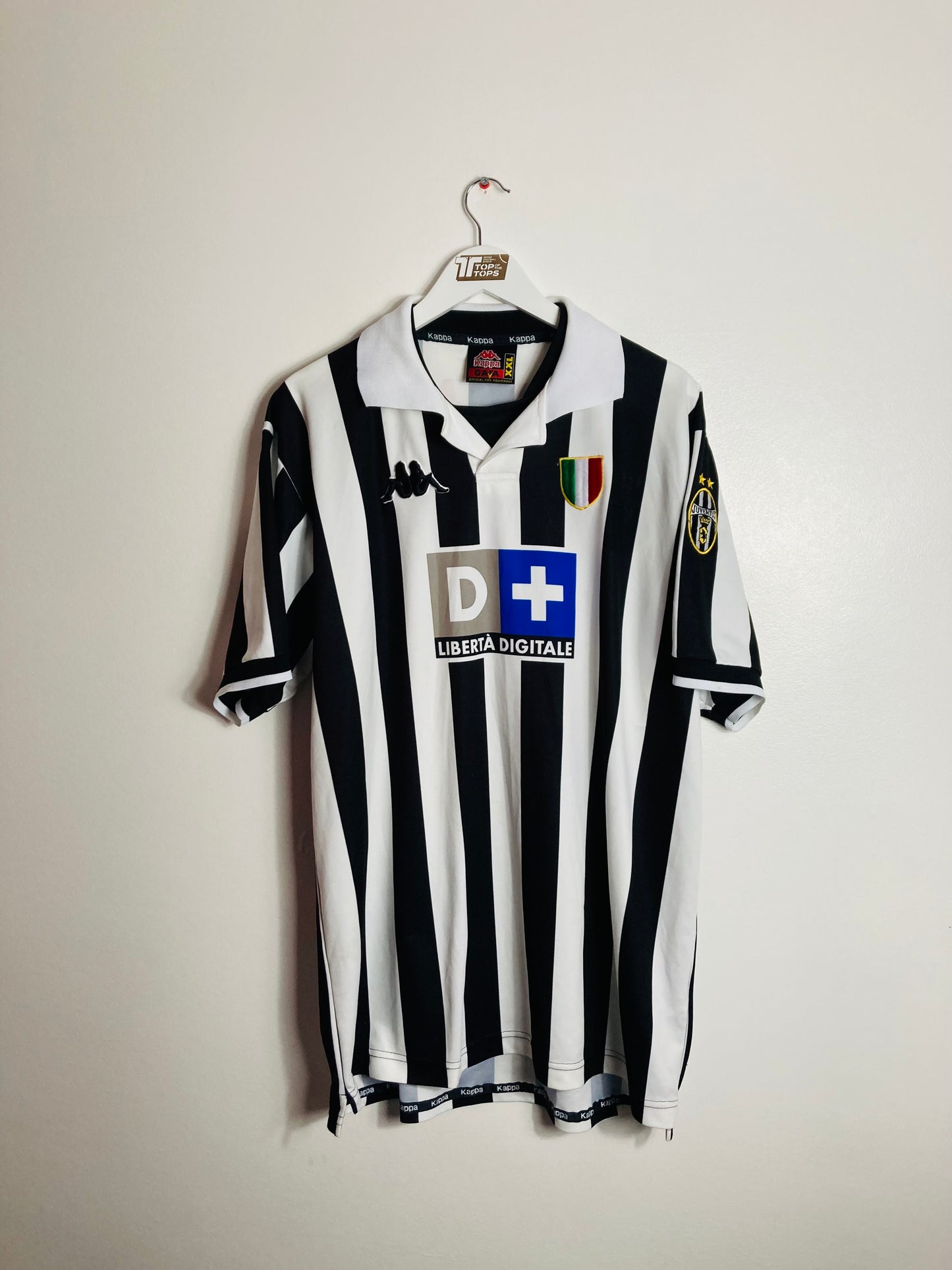 Juventus home football shirt 1998/99 Zidane XXL