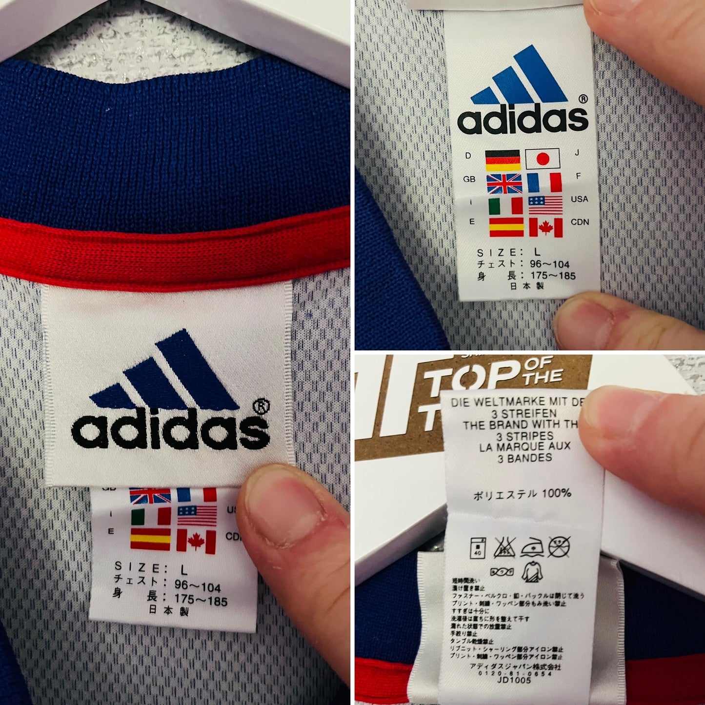 Japan home football shirt
W/C 2002 Nakata Medium
