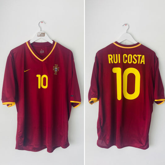 Portugal home football shirt 2000/02 Rui Costa XL