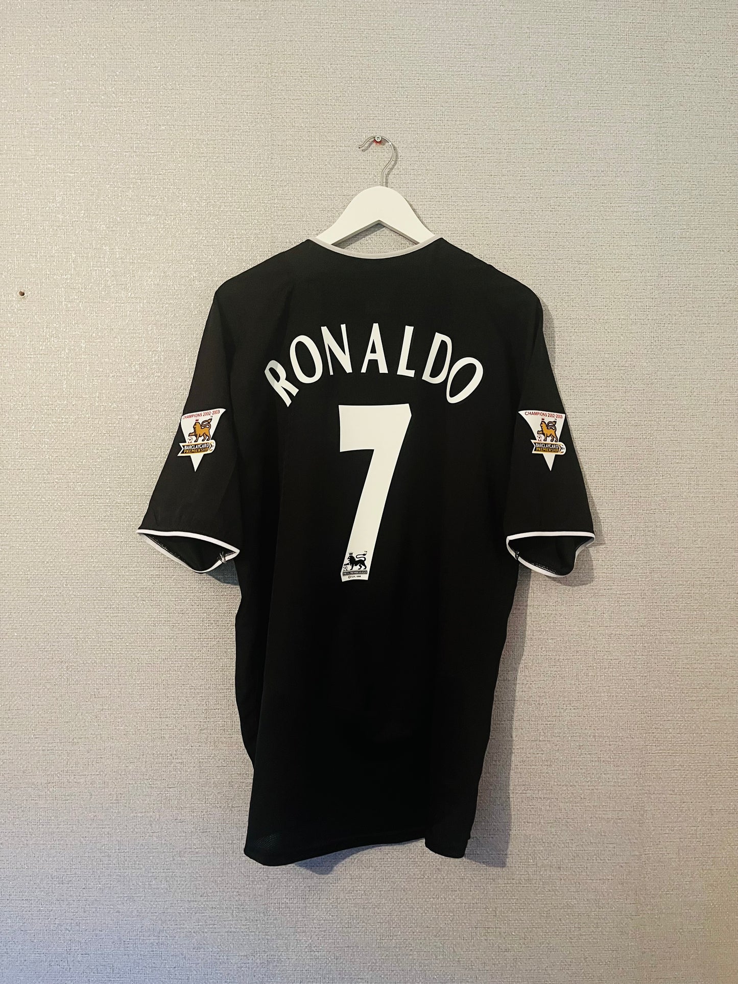 Manchester United away football shirt 2003/04 CR7 XL