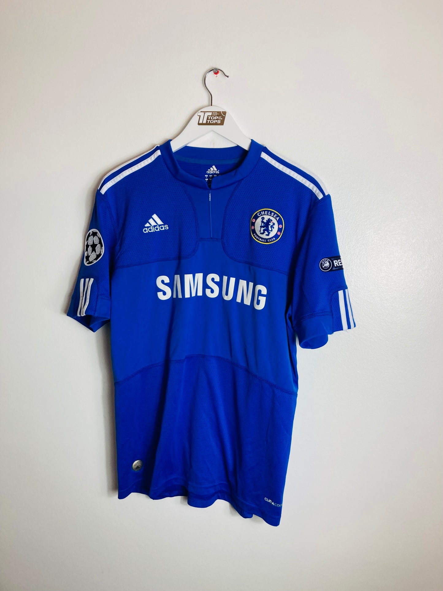 Chelsea home football shirt 2009/10 Drogba Medium