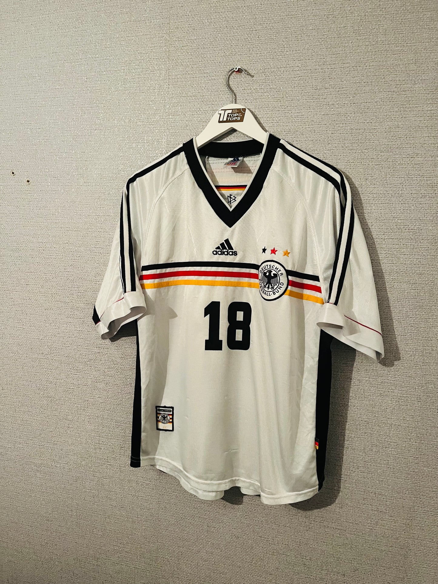 Germany home football shirt 1998/2000 Klinsmann Large