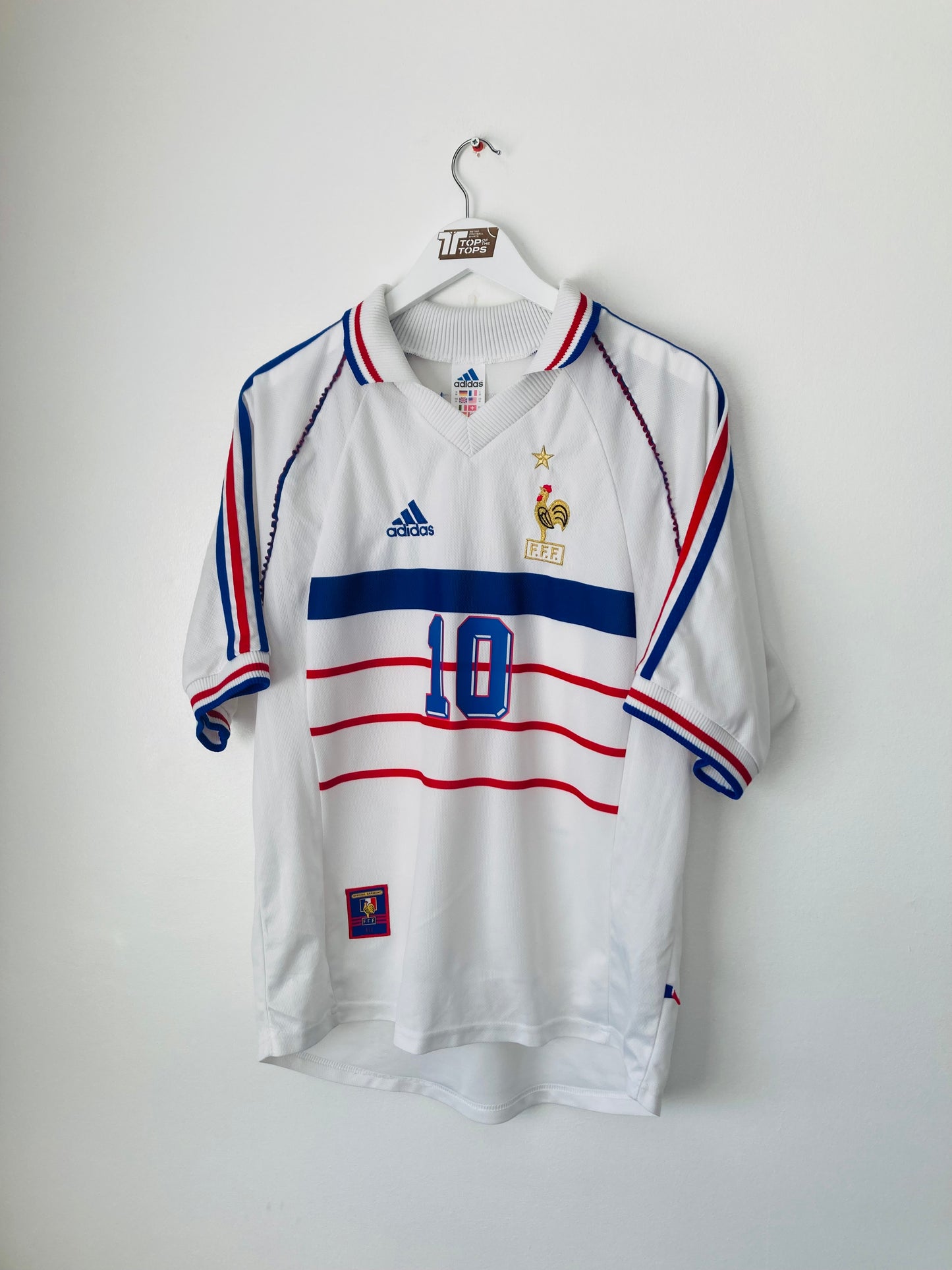 France away football shirt W/C1998 Zidane medium