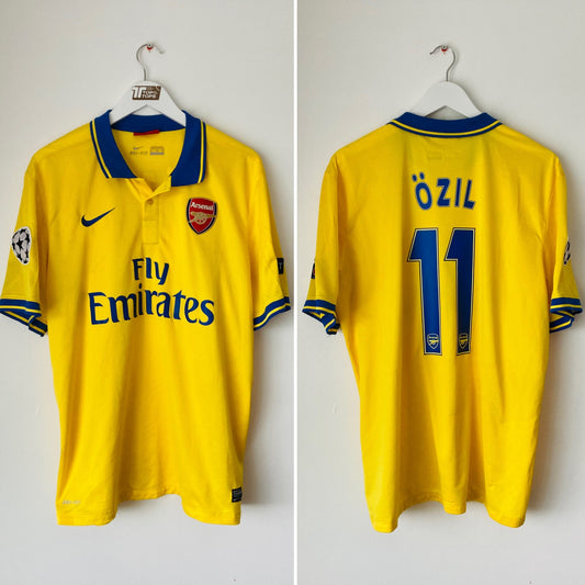 Arsenal away football shirt 2013/14 Ozil XL