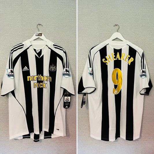 Newcastle United home football shirt 2005/07 Shearer XL BNWTs