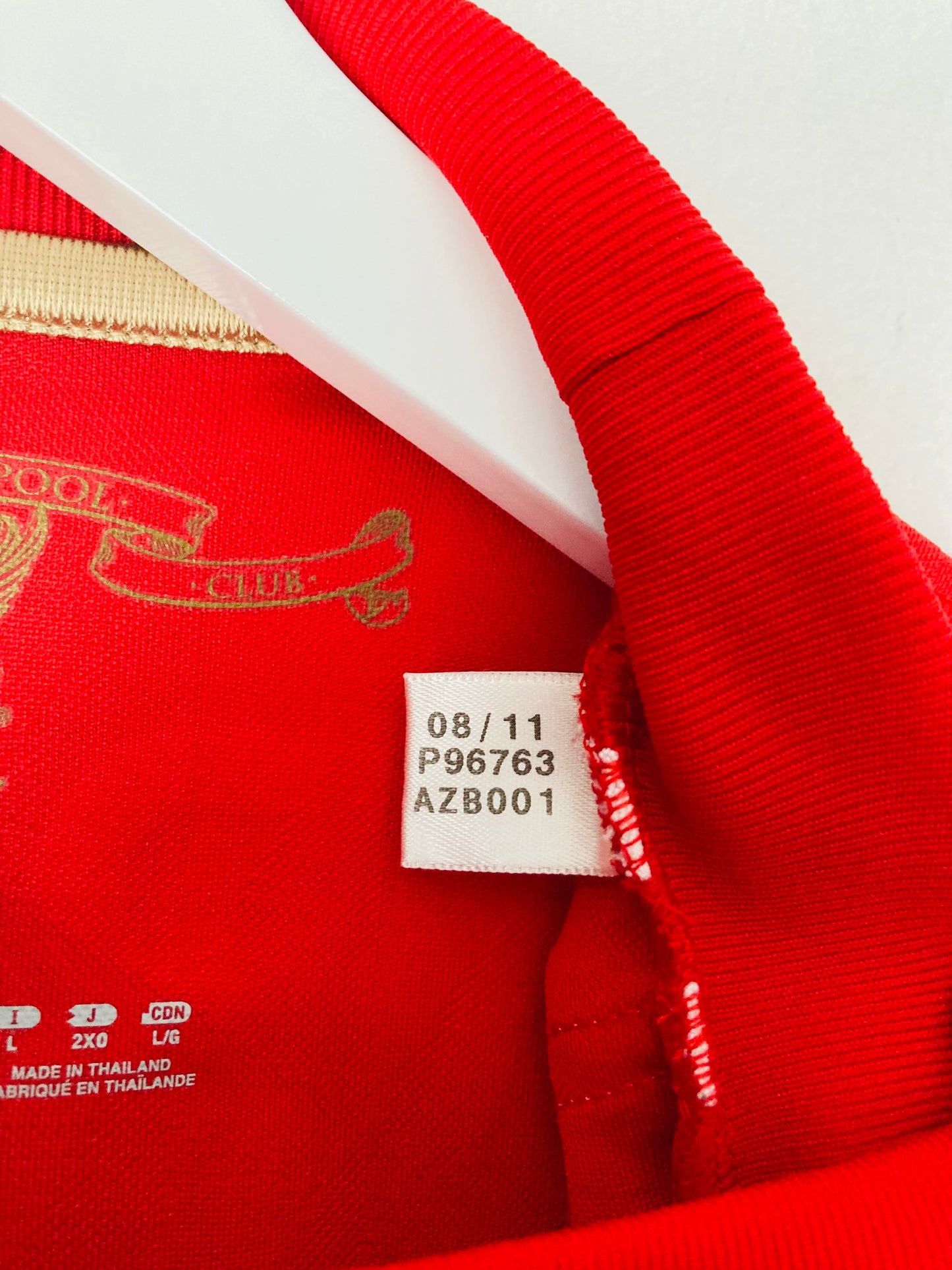 Liverpool home football shirt 2010/11 Torres Large