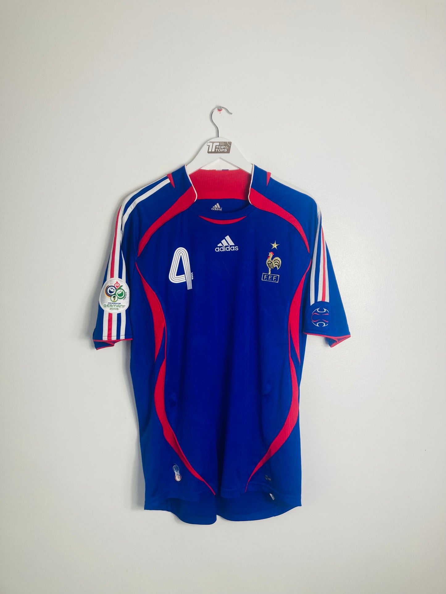 France home football shirt World Cup 2006 large Vieira