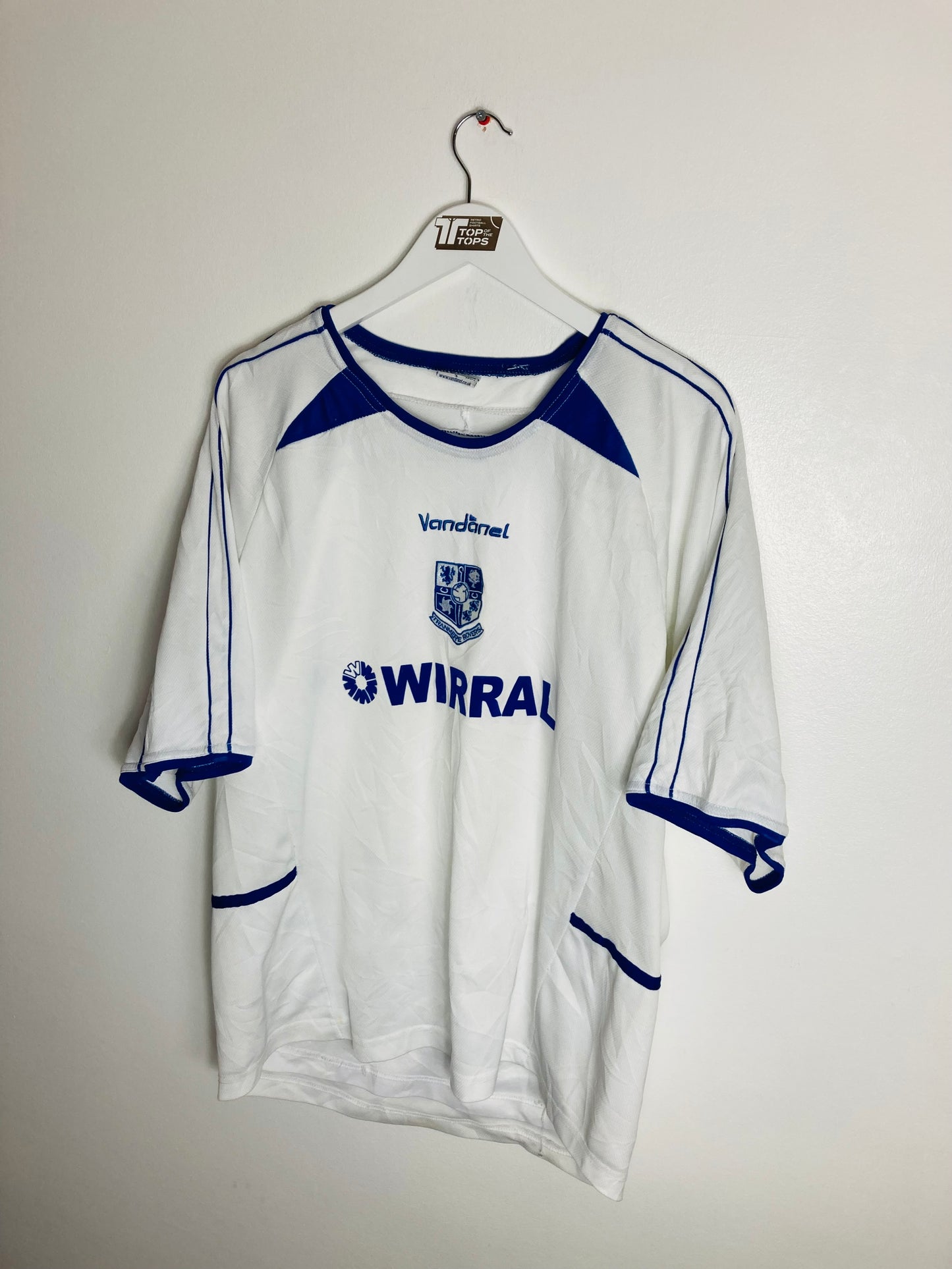 Tranmere Rovers home football shirt 2004/05 Large
