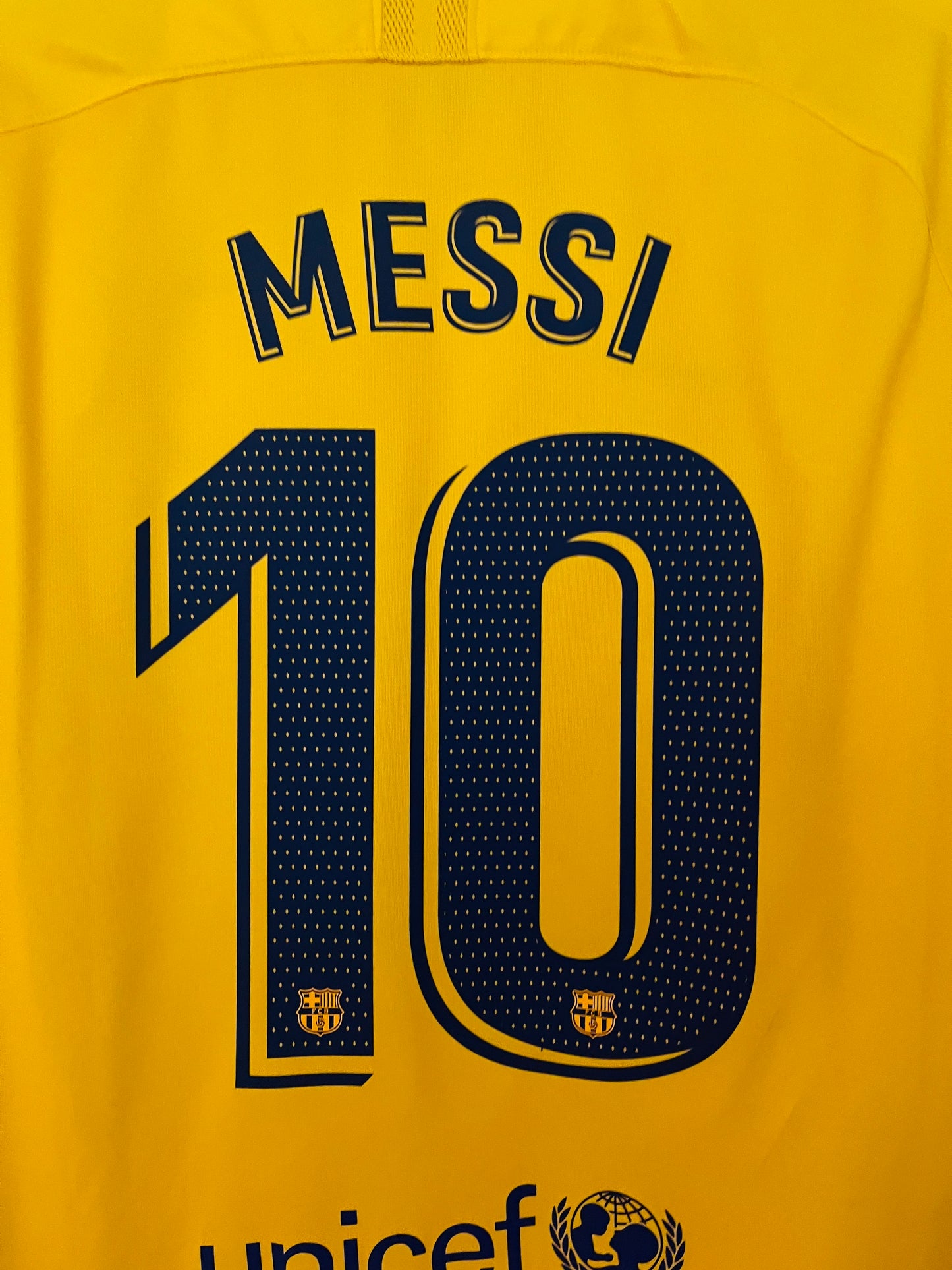 Barcelona Fourth Senyera football shirt 2019/20 Messi XXL