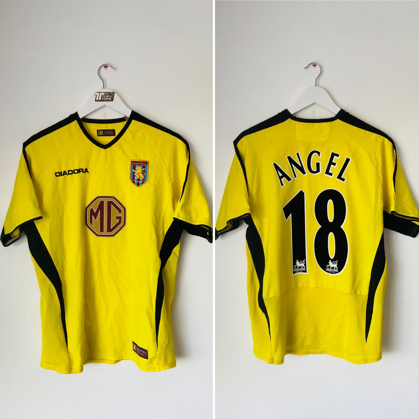 Aston Villa away football shirt
2003/04 Angel Small