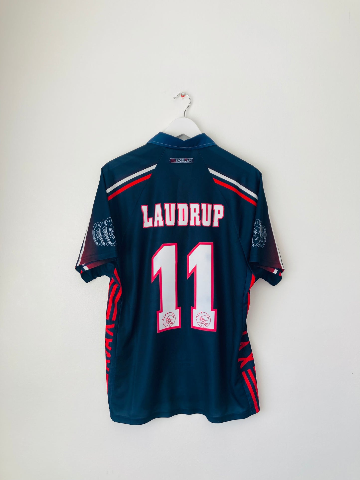 Ajax away football shirt 1997/98 Laudrup Large