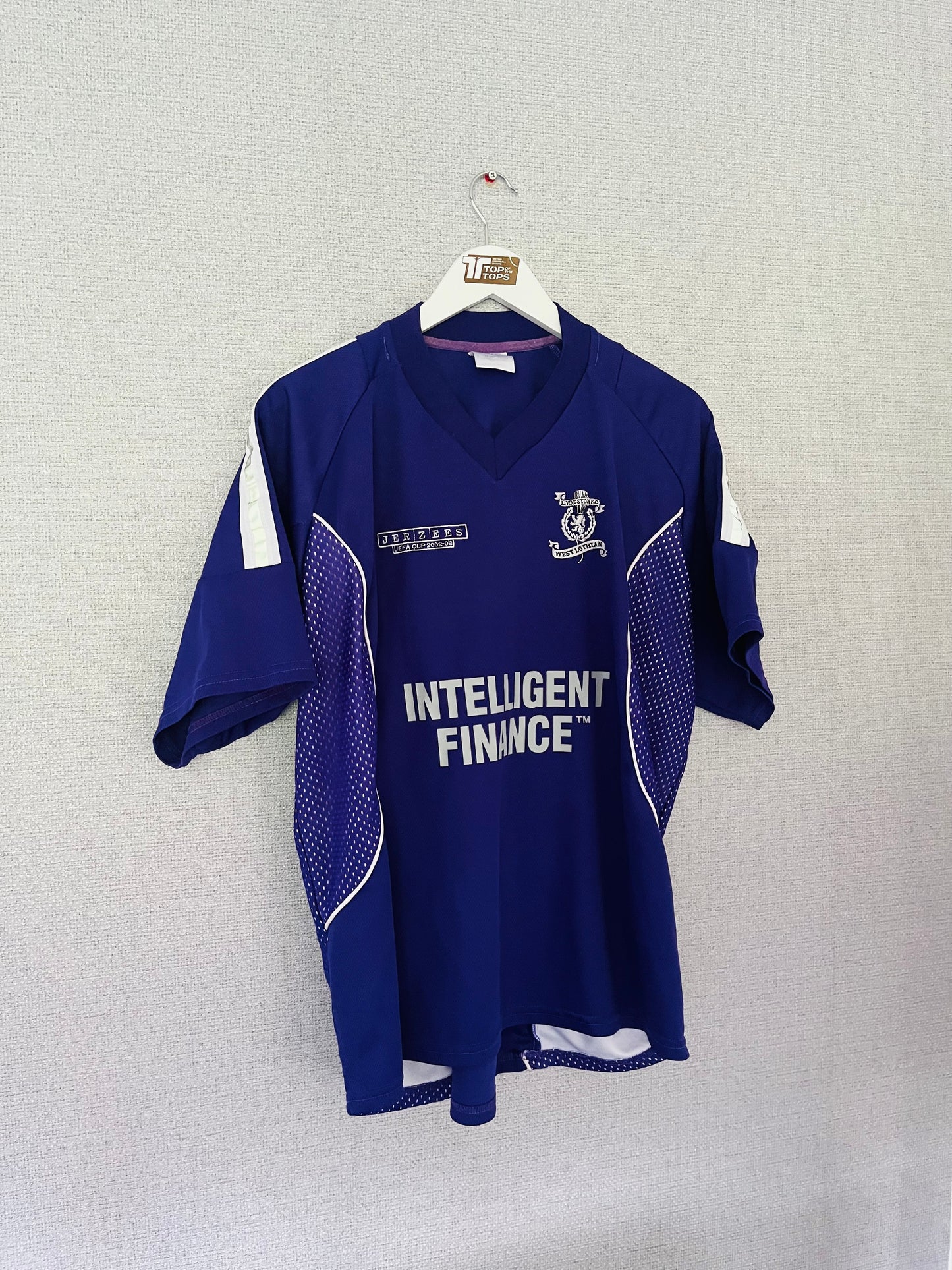 Livingston away cup football shirt 2002/03 Large/XL