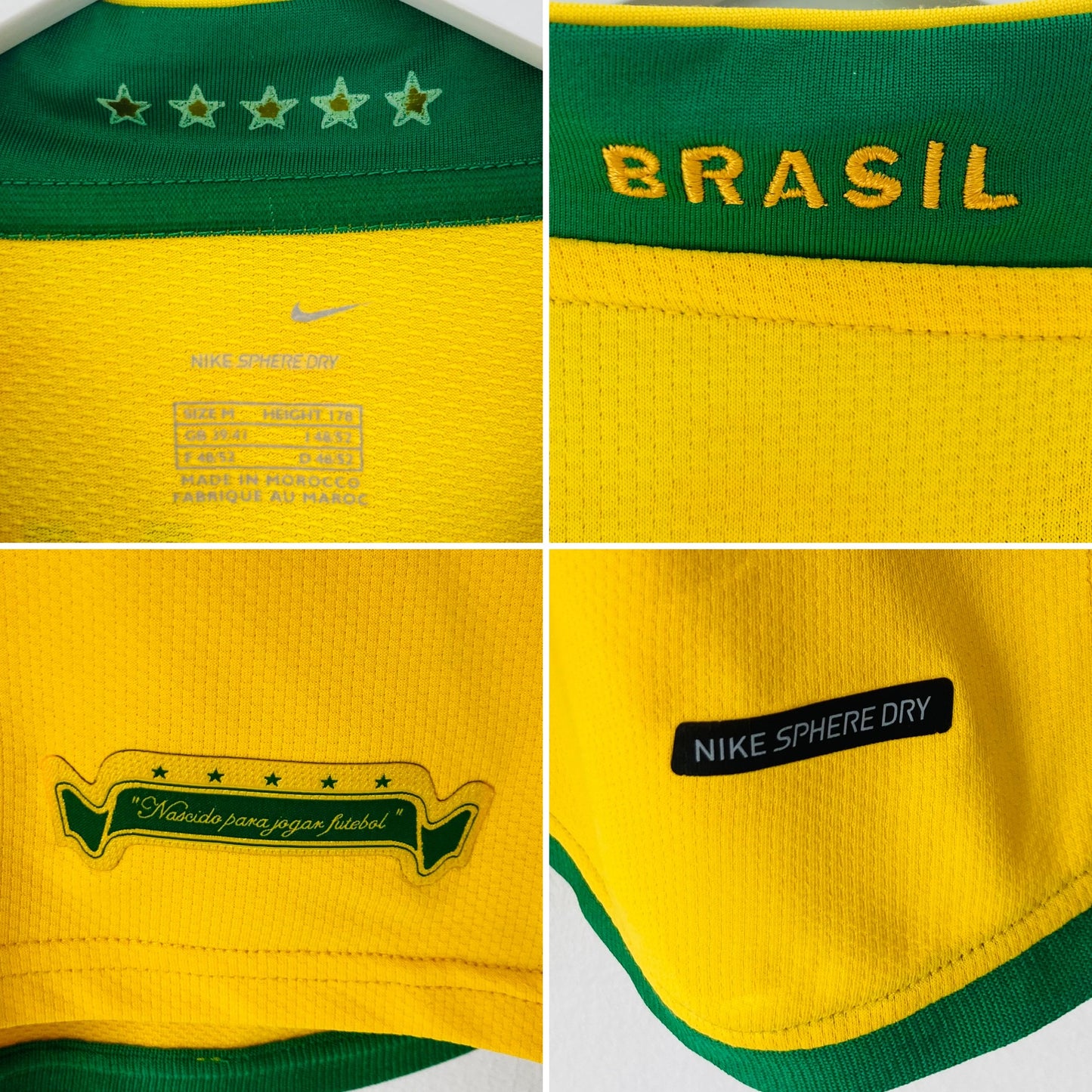Brazil home football shirt 2006/08 Kaka Medium