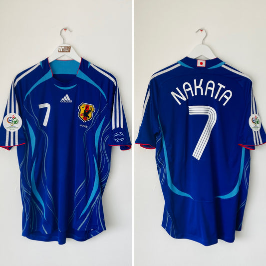 Japan home football shirt W/C 2006 Nakata Large