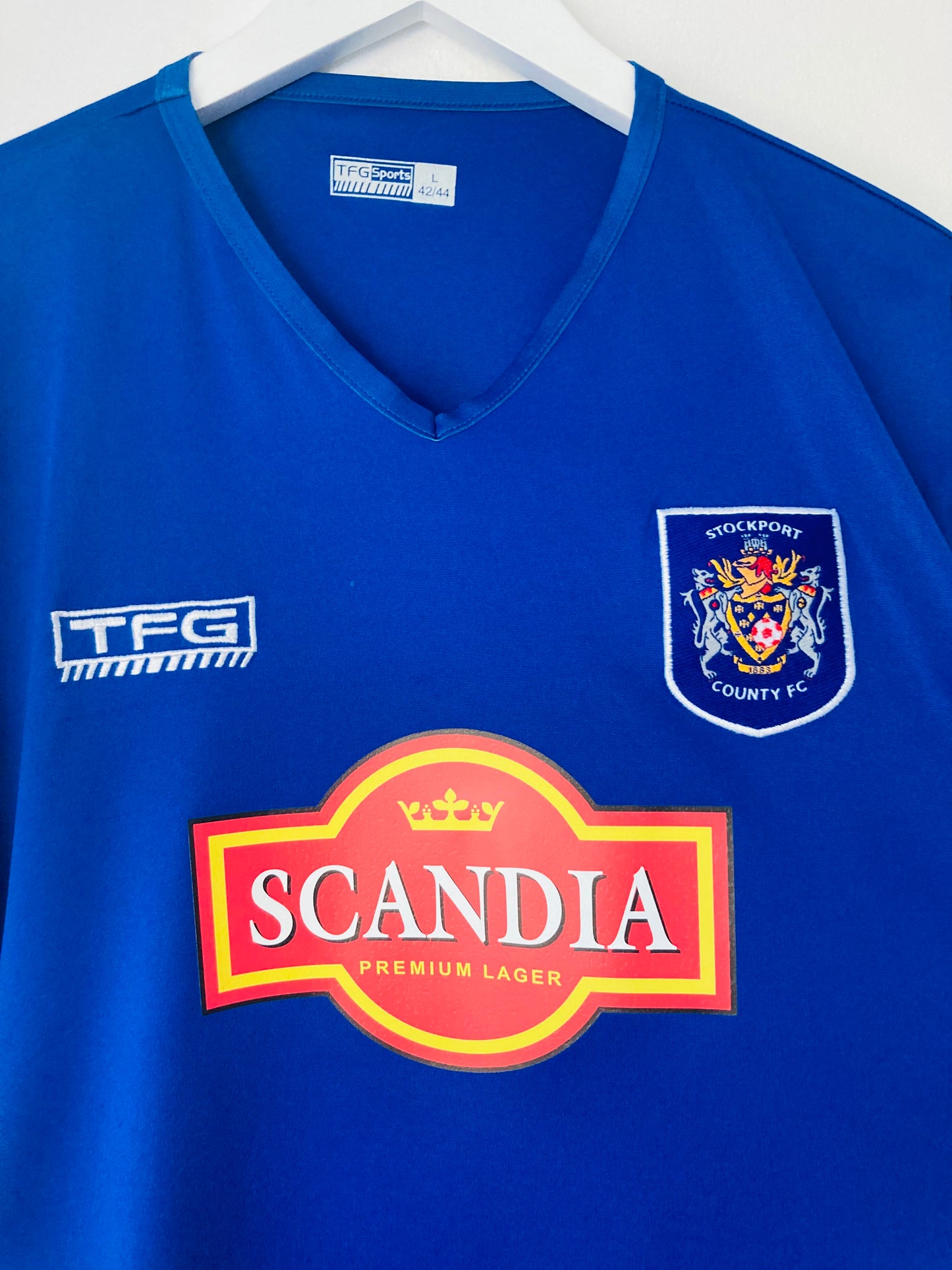 Stockport County home football shirt 2004/06 Large