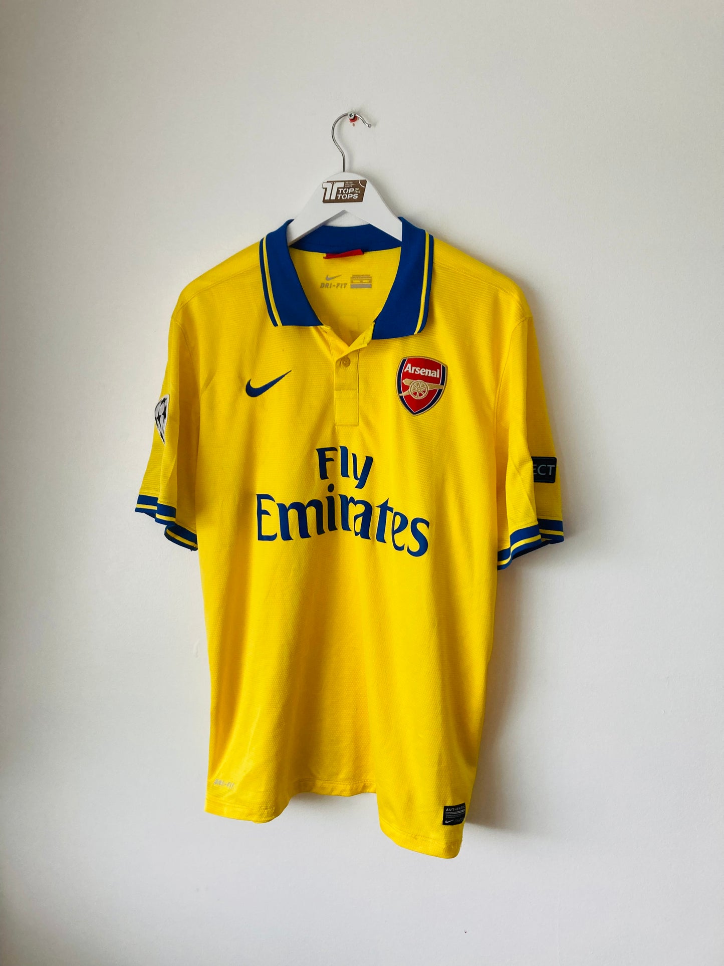 Arsenal away football shirt 2013/14 Ozil XL