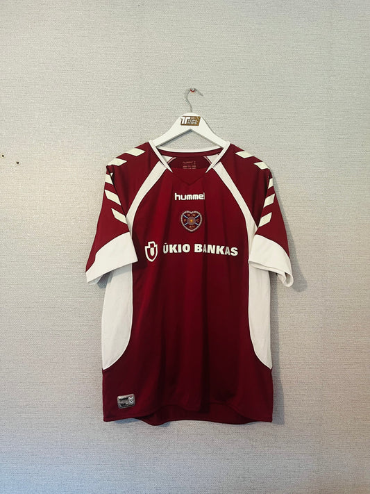 Heart of Midlothian home football shirt Hearts 2006/07 Large