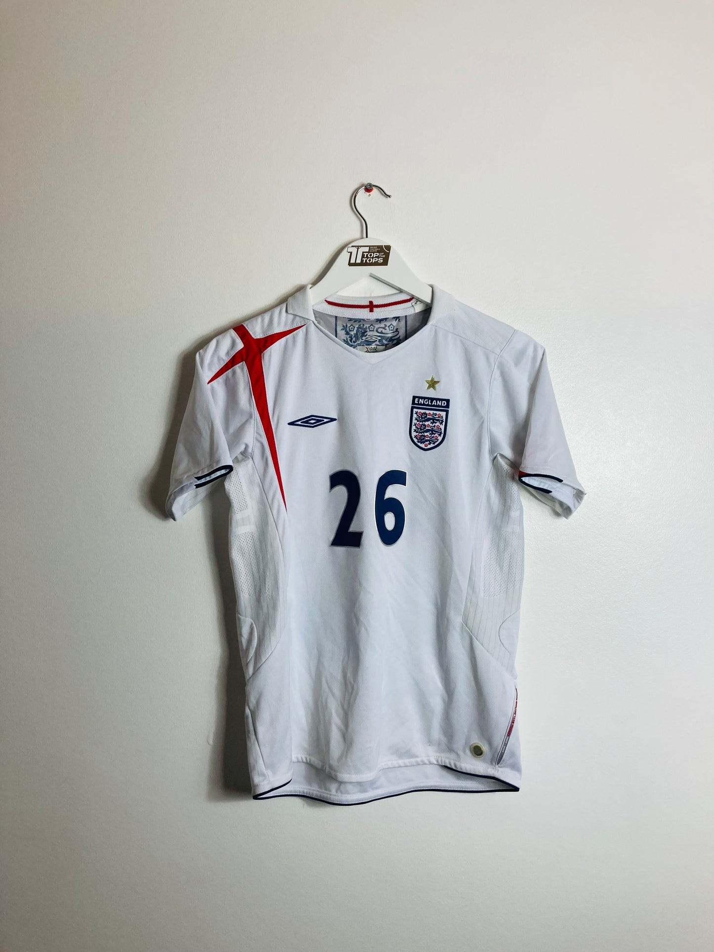 England home football shirt Large youths 2005/07 Joe Cole