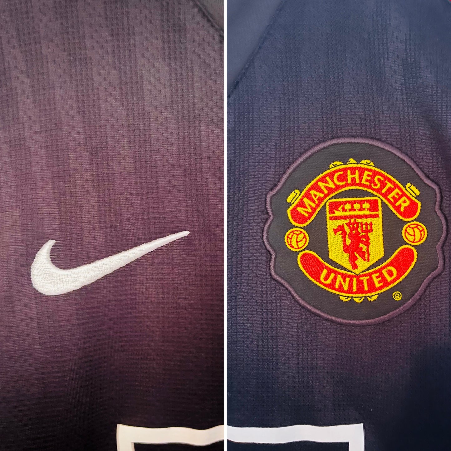 Manchester United away football shirt 2007/08 CR7 Medium