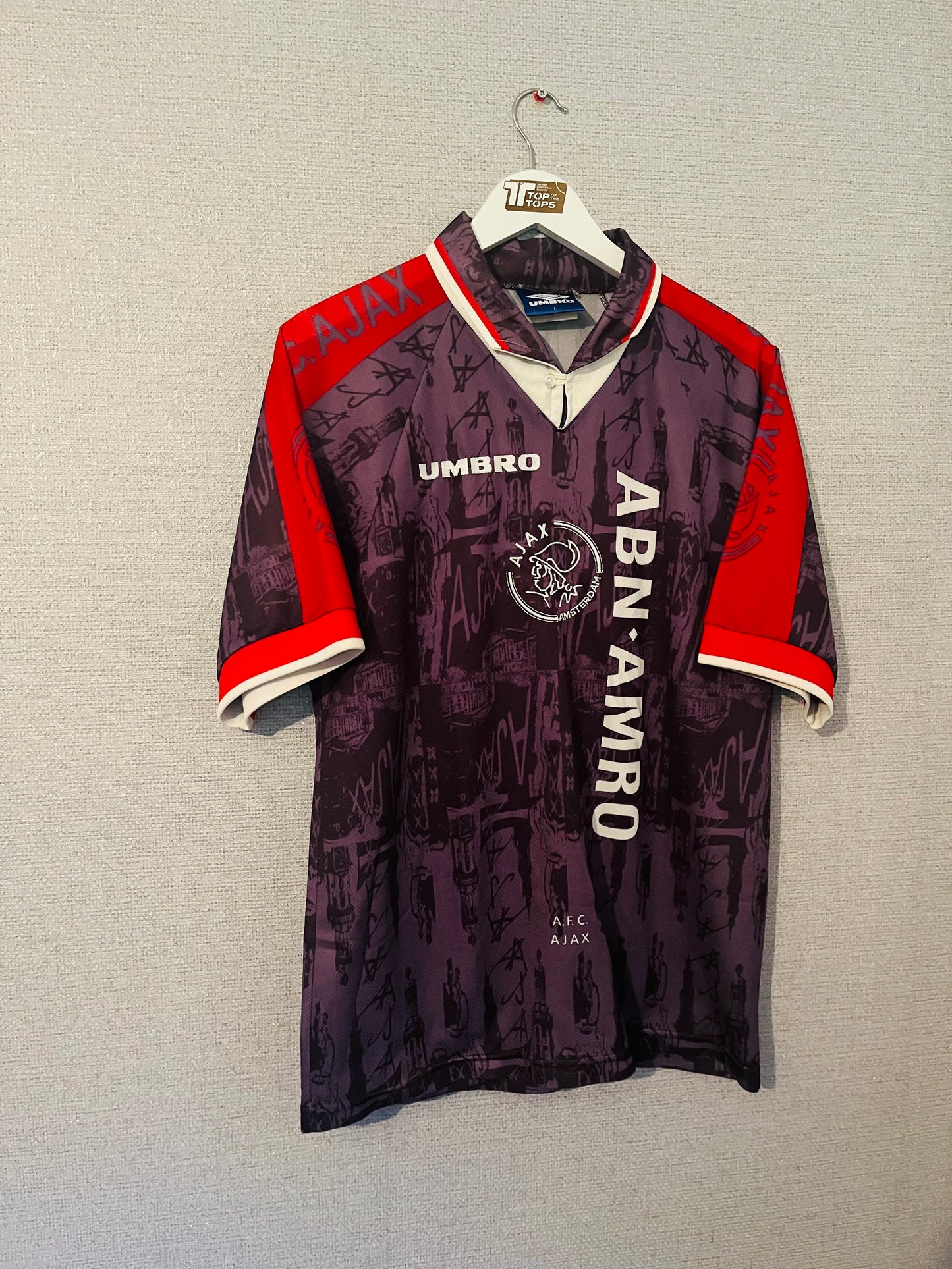 Ajax away football shirt 1996/97 Kluivert Large