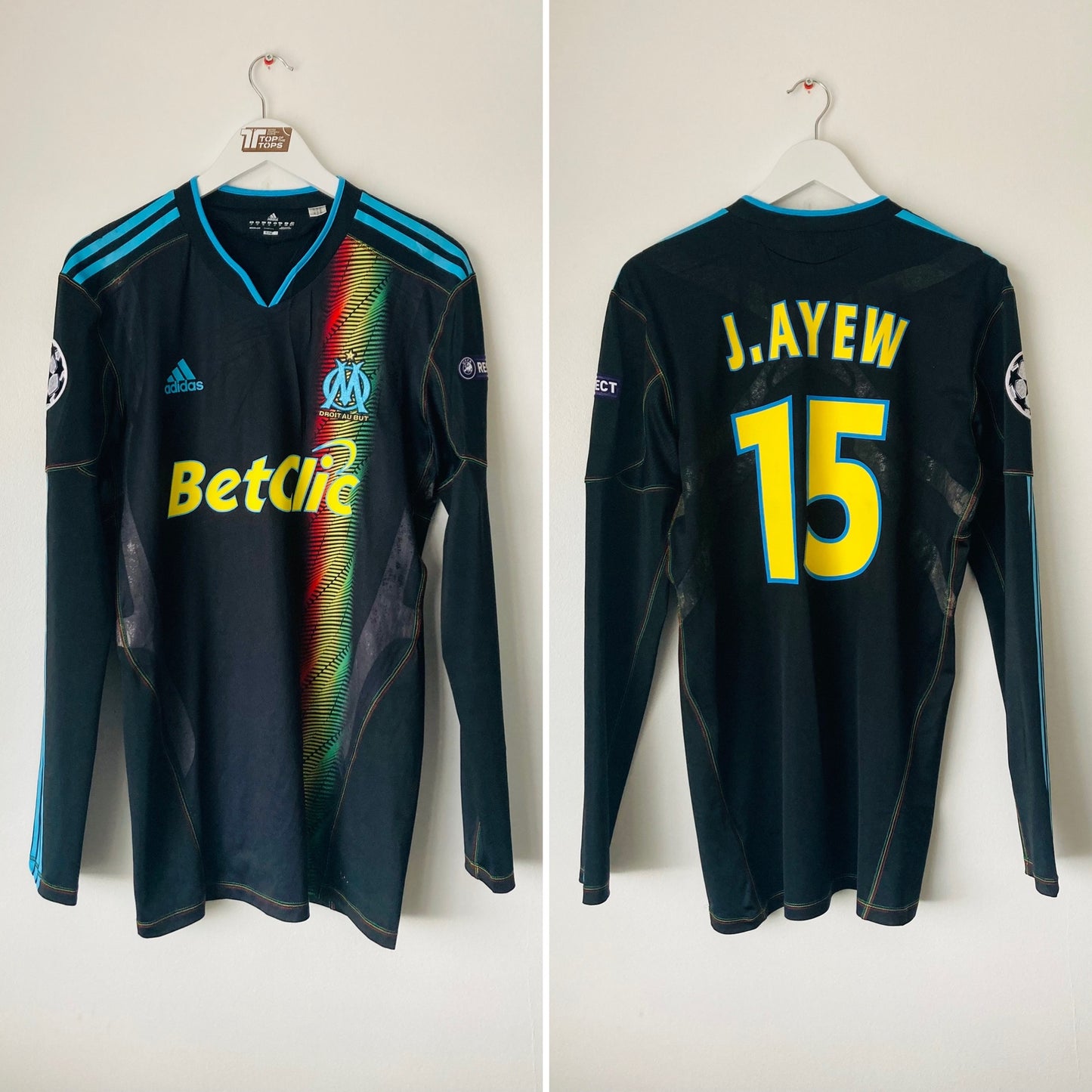 Marseille third football shirt player version 2010/11 Ayew XL