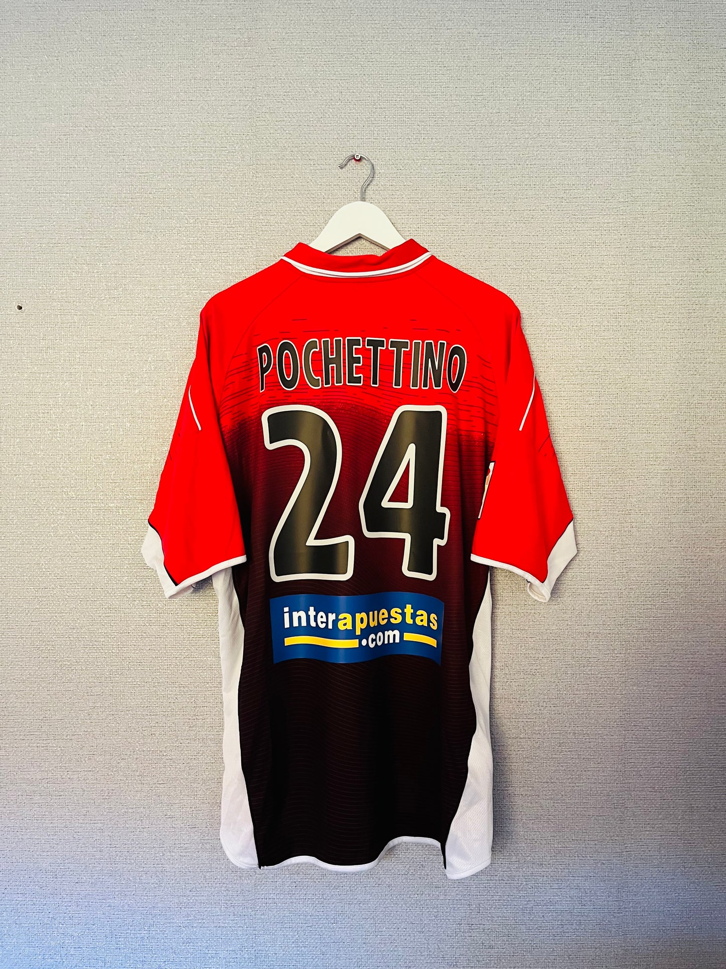 Espanyol away football shirt 2003/04 Pochettino XXL