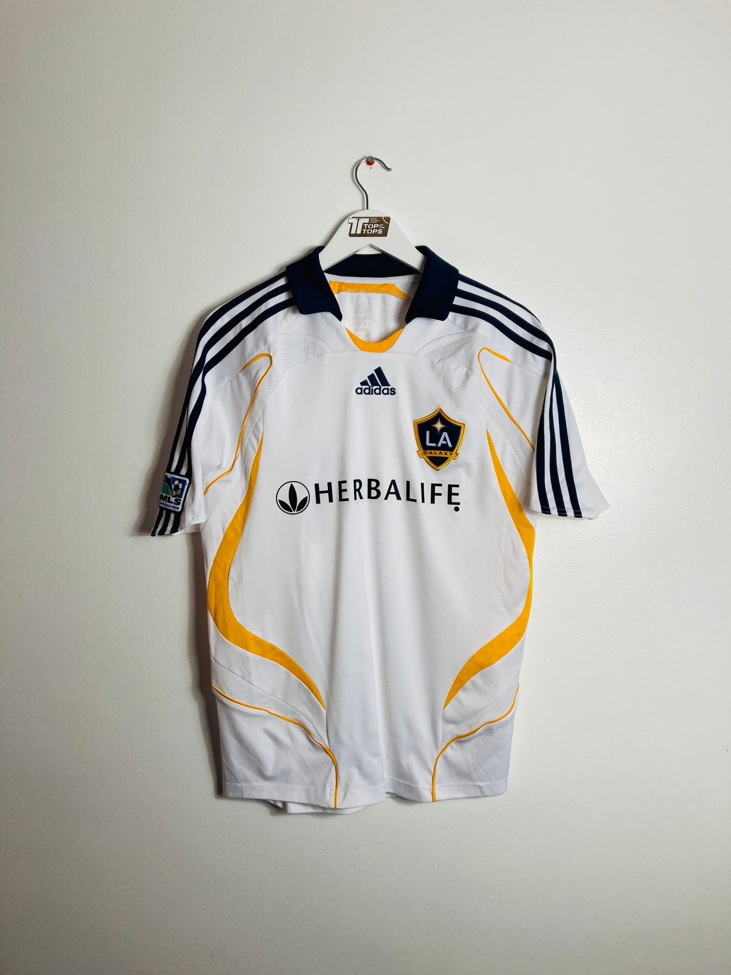 LA Galaxy home football shirt 2007/08 Donovan small