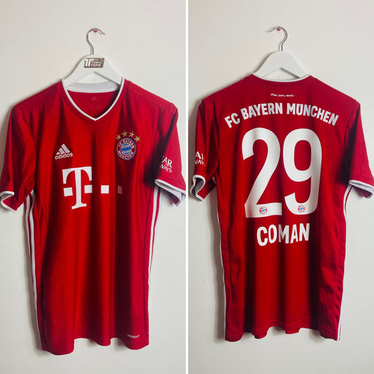 Bayern Munich home football shirt 2020/21 Coman Medium