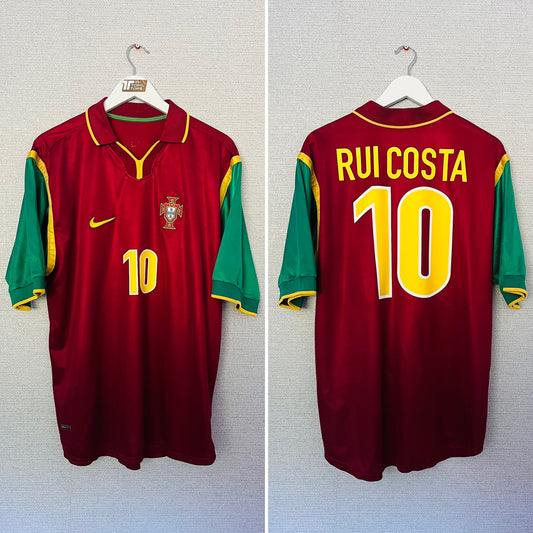 Portugal home football shirt 1998/99 Rui Costa XL