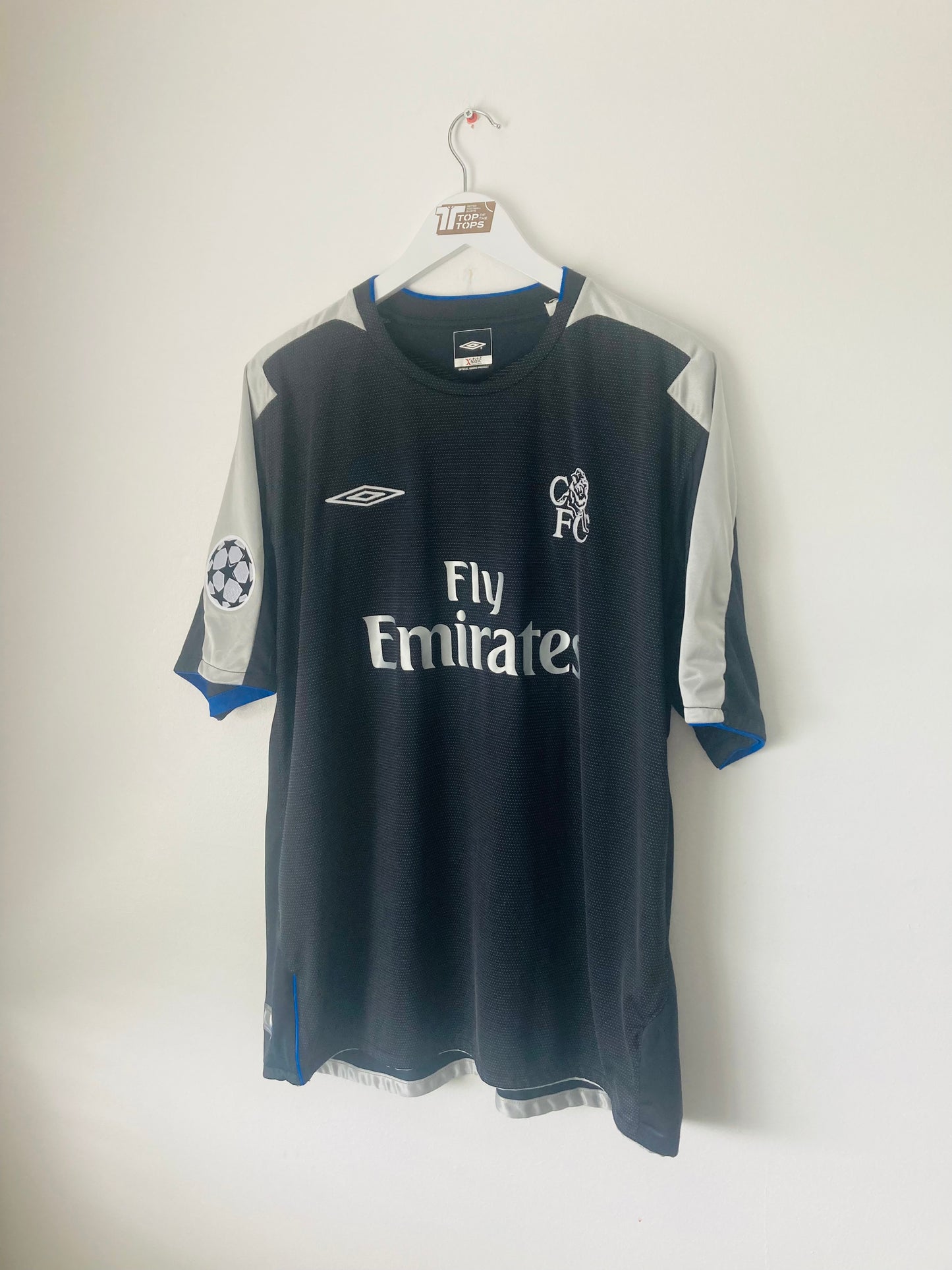 Chelsea third football shirt 2004/05 Drogba XXL