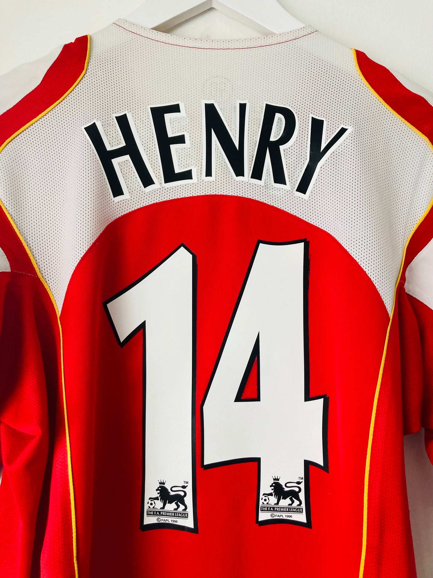 Arsenal home football shirt
2004/05 Henry Large