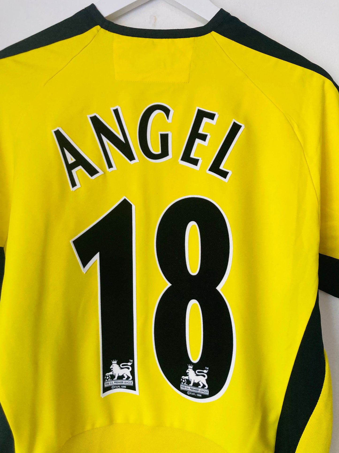 Aston Villa away football shirt
2003/04 Angel Small