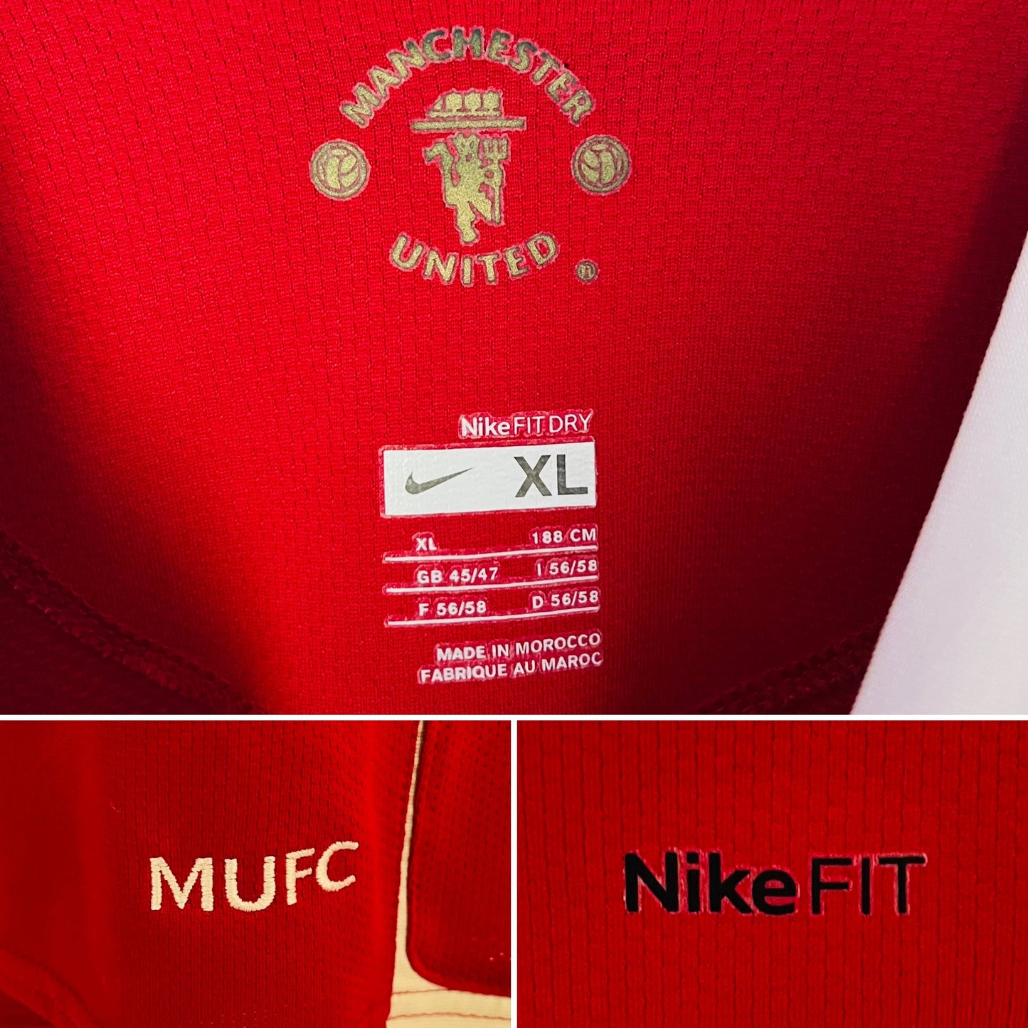 Manchester United home football shirt 2006/07 CR7 XL