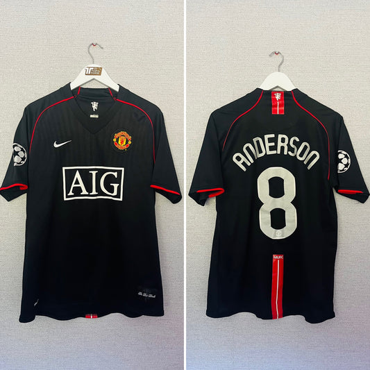 Manchester United away football shirt
2007/08 Anderson Medium