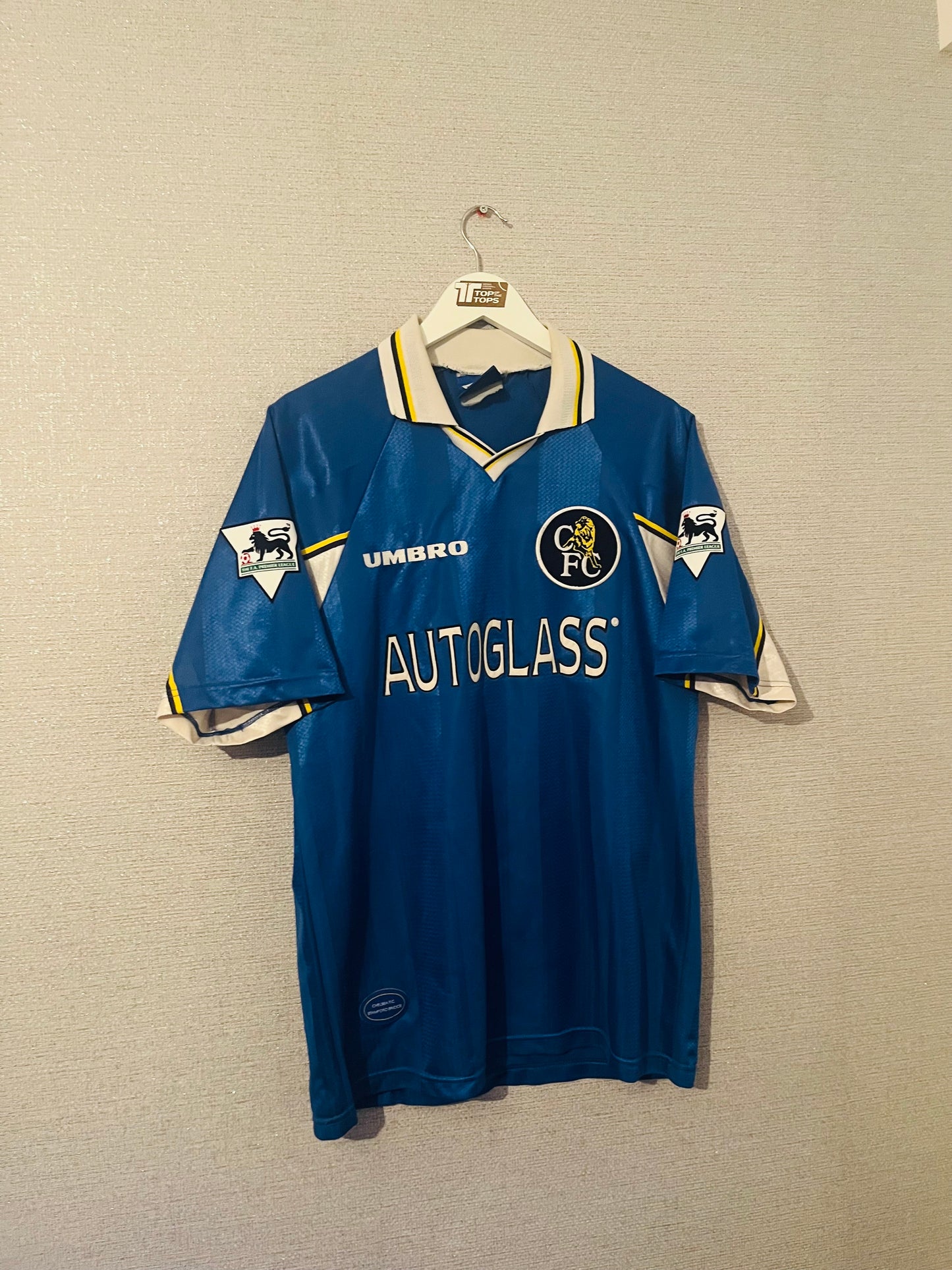 Chelsea home football shirt 1997/99 Leboeuf Large